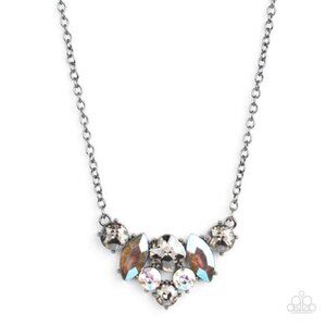 Lavishly Loaded Black Necklace